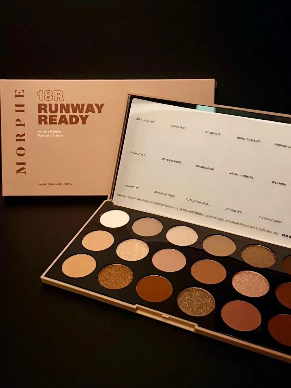 ✨ NIB Morphe 18R Runway Ready Artistry Palette | 18 Neutral Matte & Shimmer Shad